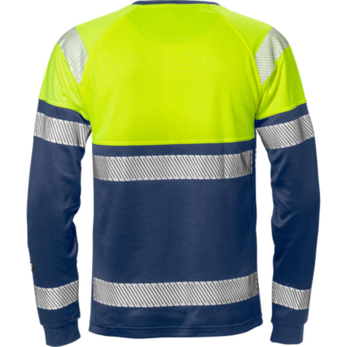 Kansas t-shirt 129513, high-vis gul/marine str. M