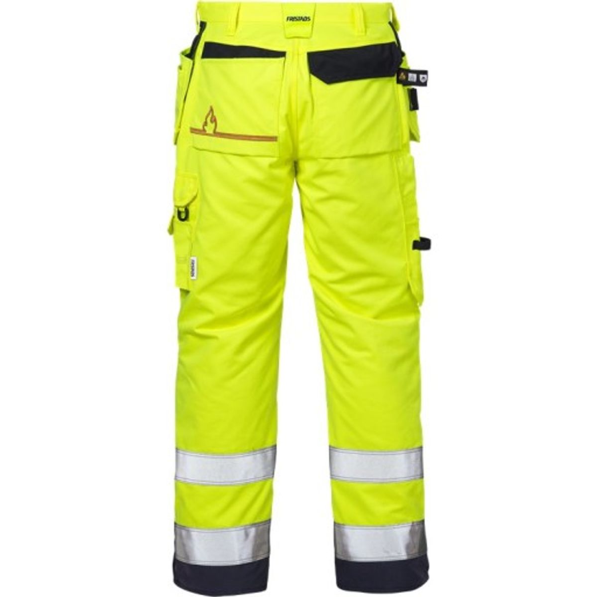 FLAMESTAT HI VIS HÅNDVÆRKERBUK S D KL.2 2