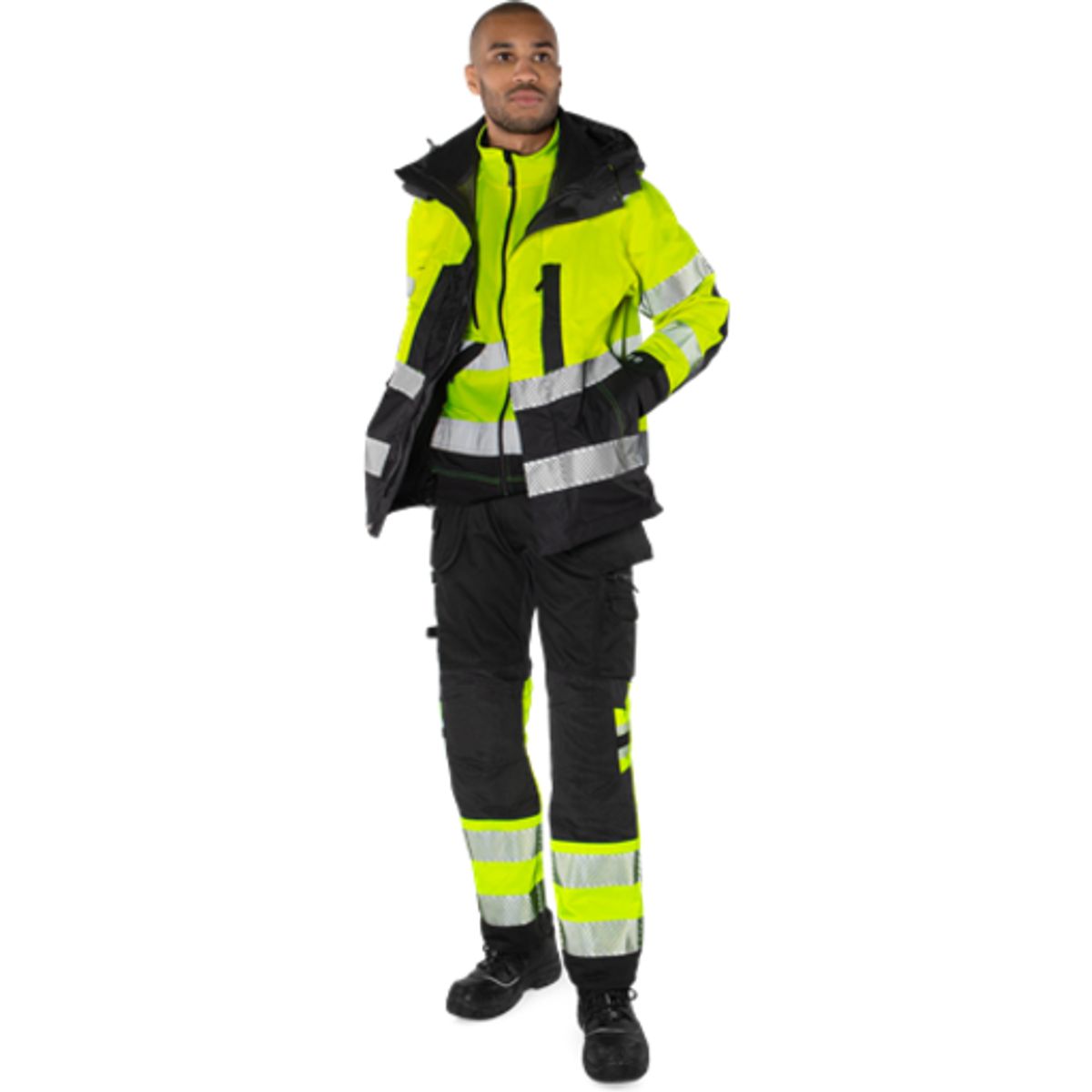 Hi Vis håndværker stretch buks