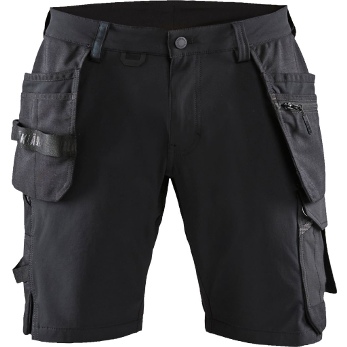 Blåkläder shorts 15201645, stretch, sort/mørk grå str. 62