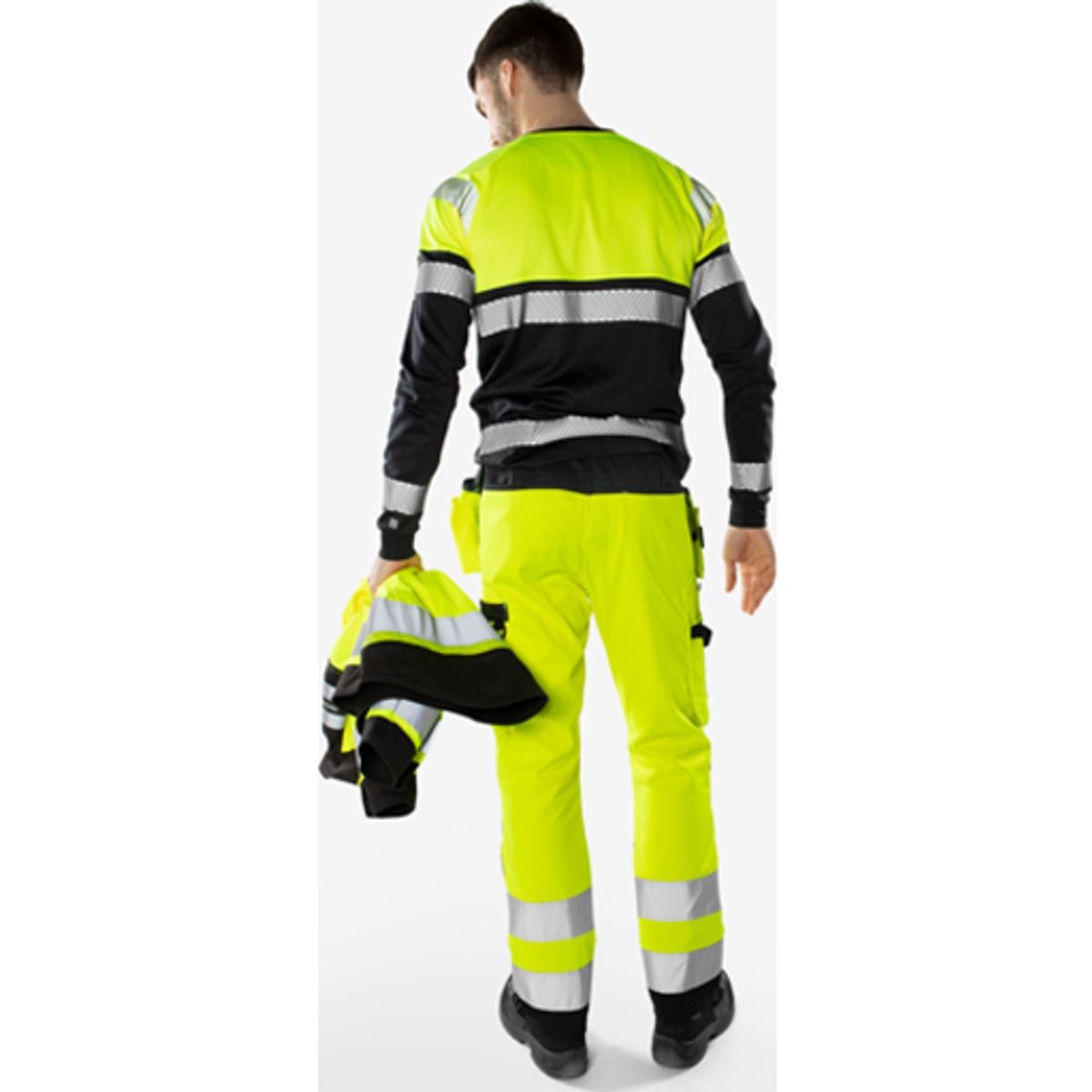 HiVis Green Håndværkerbuks kl.