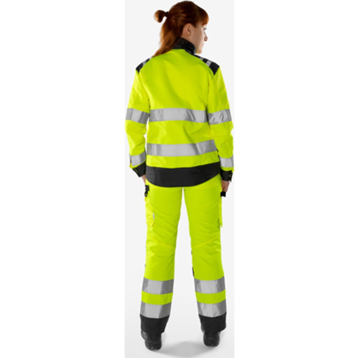 HiVis Green jakke kl.3 dame 40