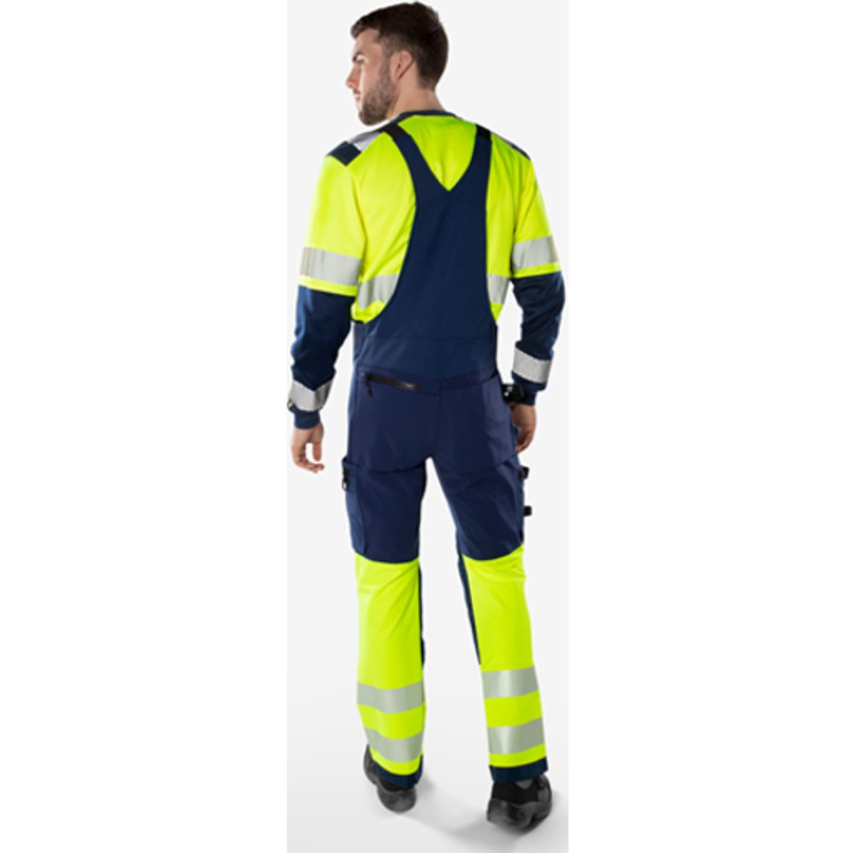 HiVis Green stretch overalls k