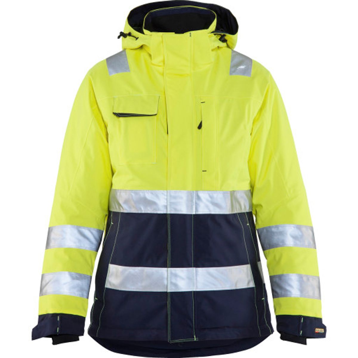 Dame high vis vinter jakke hig