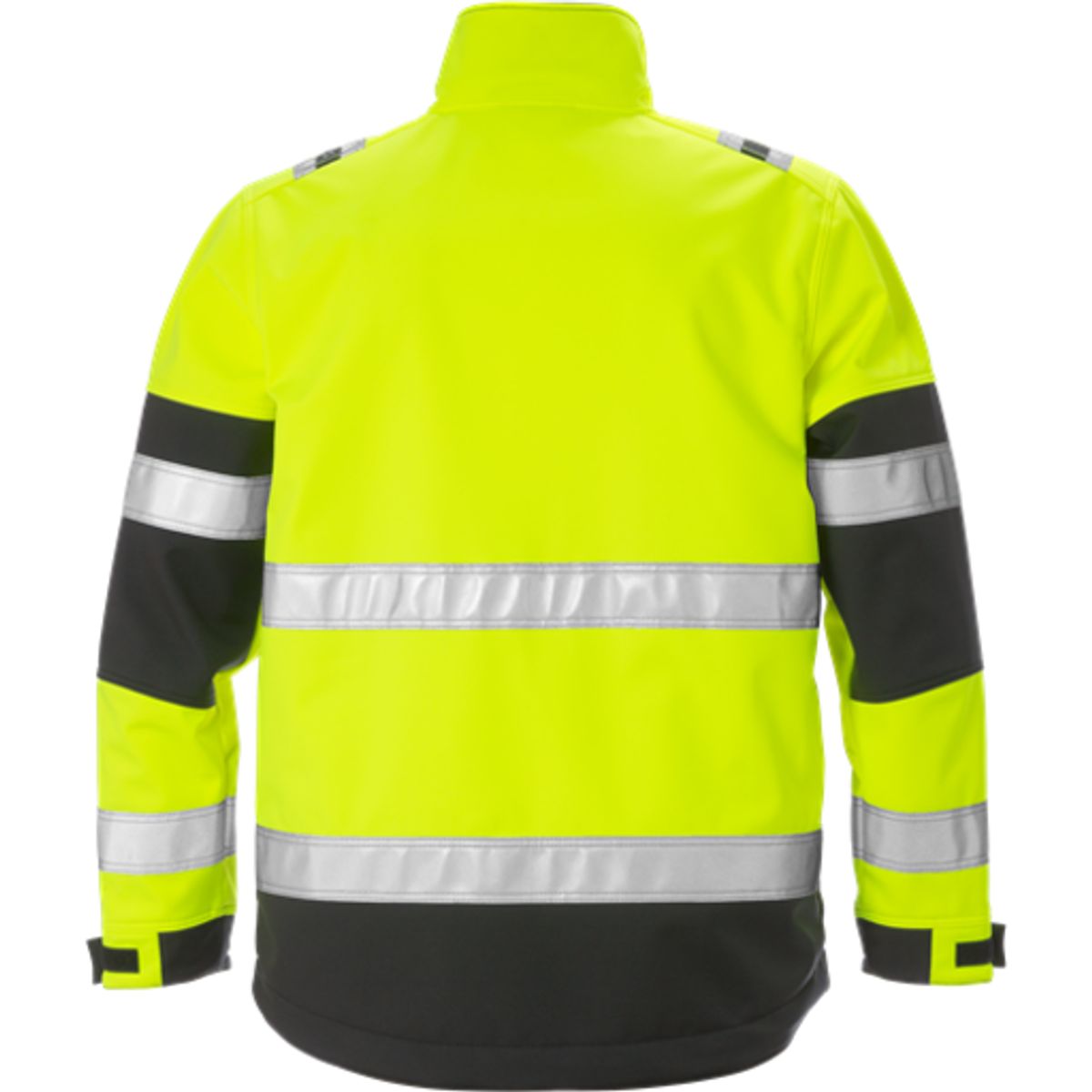 Hi vis softshell gul/sort s