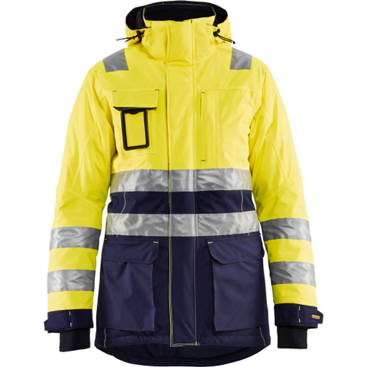 Dame high vis vinter parka hig