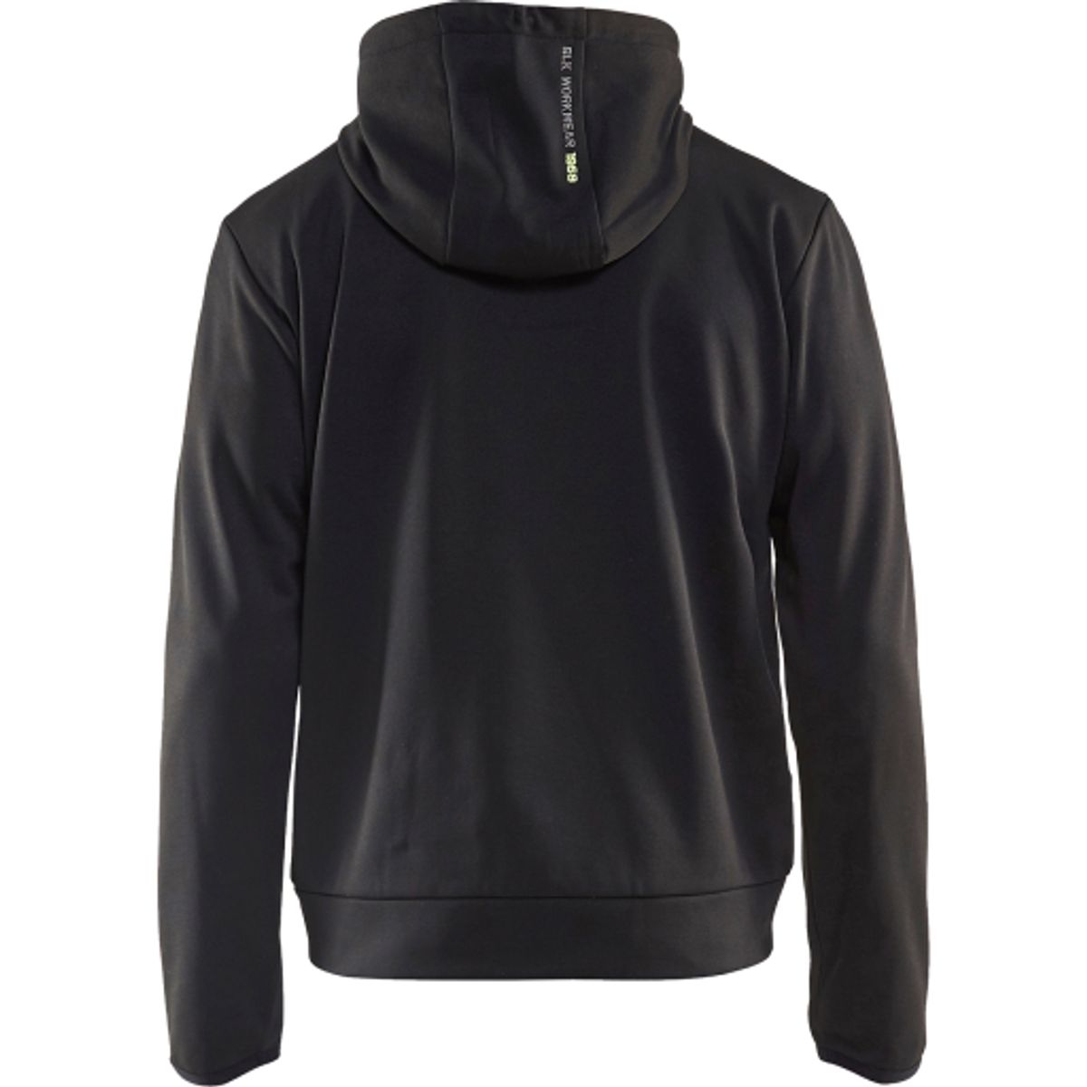 Blåkläder hættetrøje 33632526, full zip, Sort/gul, 2XL