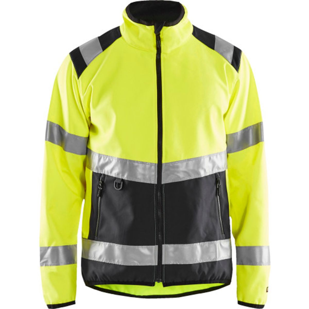 Blåkläder softshelljakke 48772516 High-Vis kl.2 gul/sort str. XL