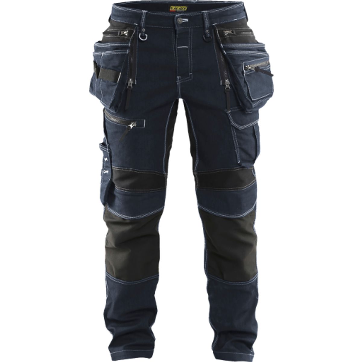 ARBEJDSBUKS STRETCH DENIM C46 MARINEBLÅ/SORT I CORDURA