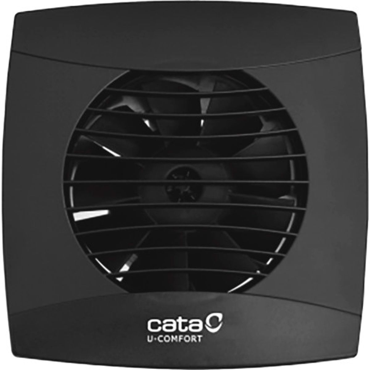 Cata UC-10 badventilator, timer, Ø100 mm, sort