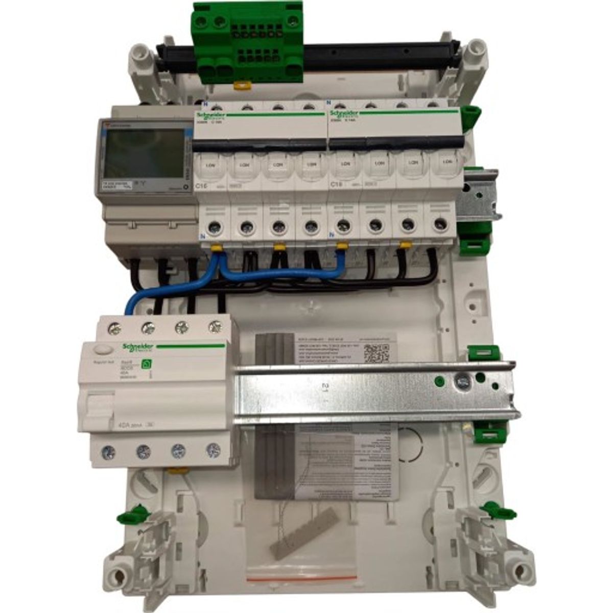 Boligtavle Resi9 CX 2x13 modul med RCD-A til varmepumpe