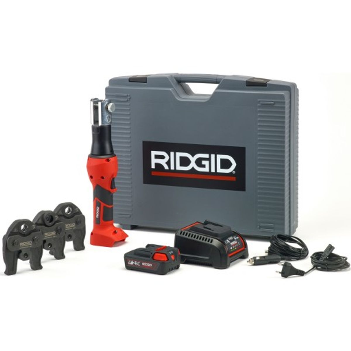 Ridgid pressmaskine sæt RP 219 m. 3 pressbakker