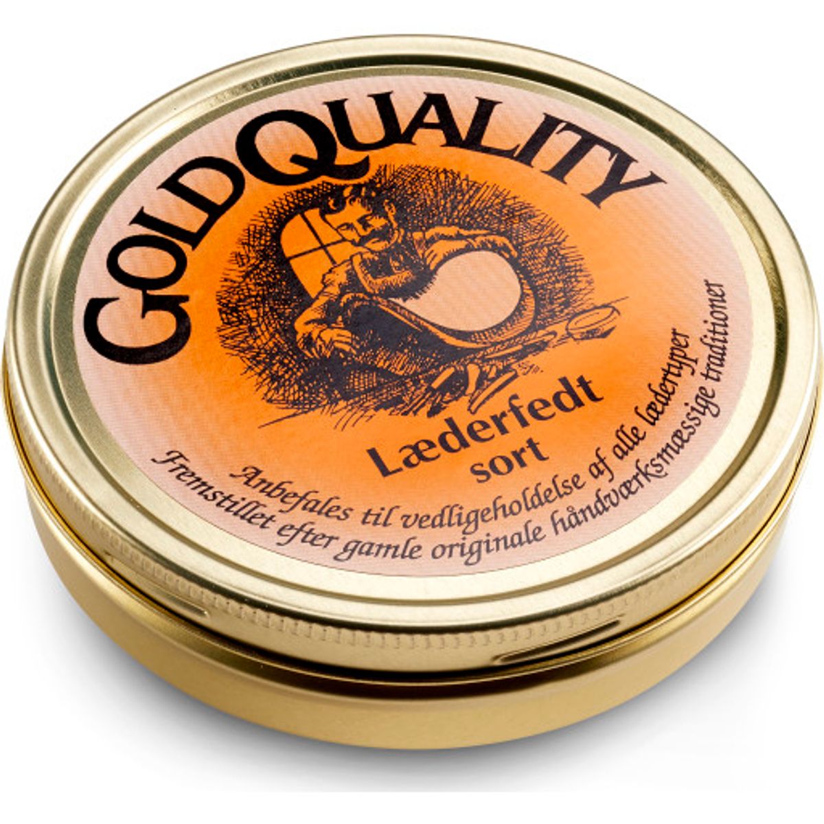 Læderfedt sort 190ml