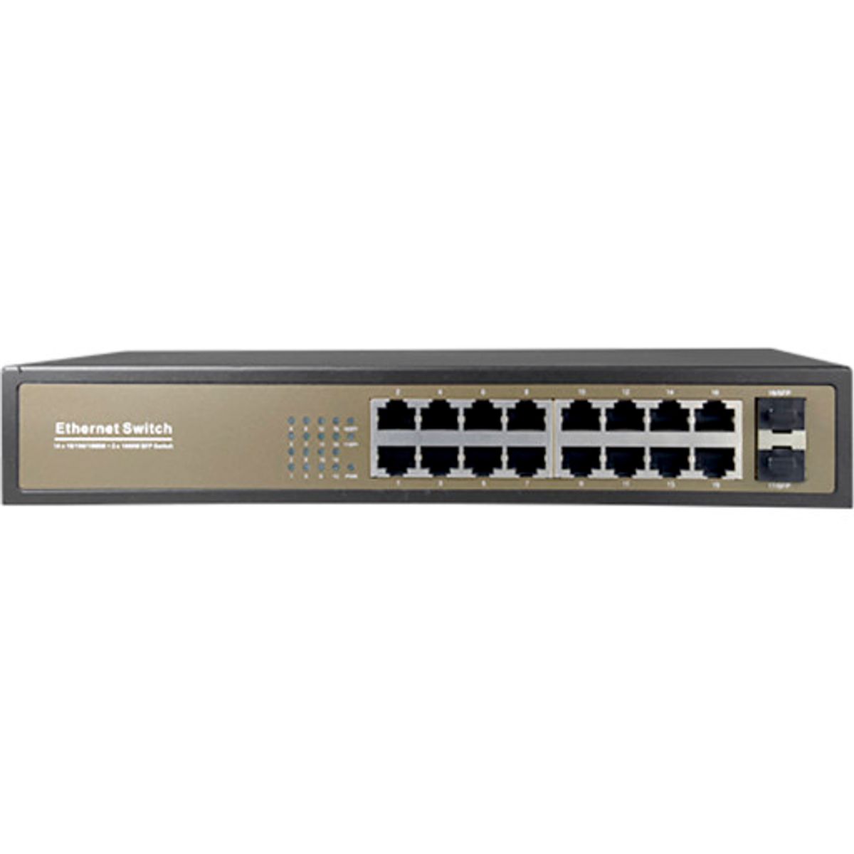 SecPro switch, 16xRJ45 Gb, 2xSFP Gb