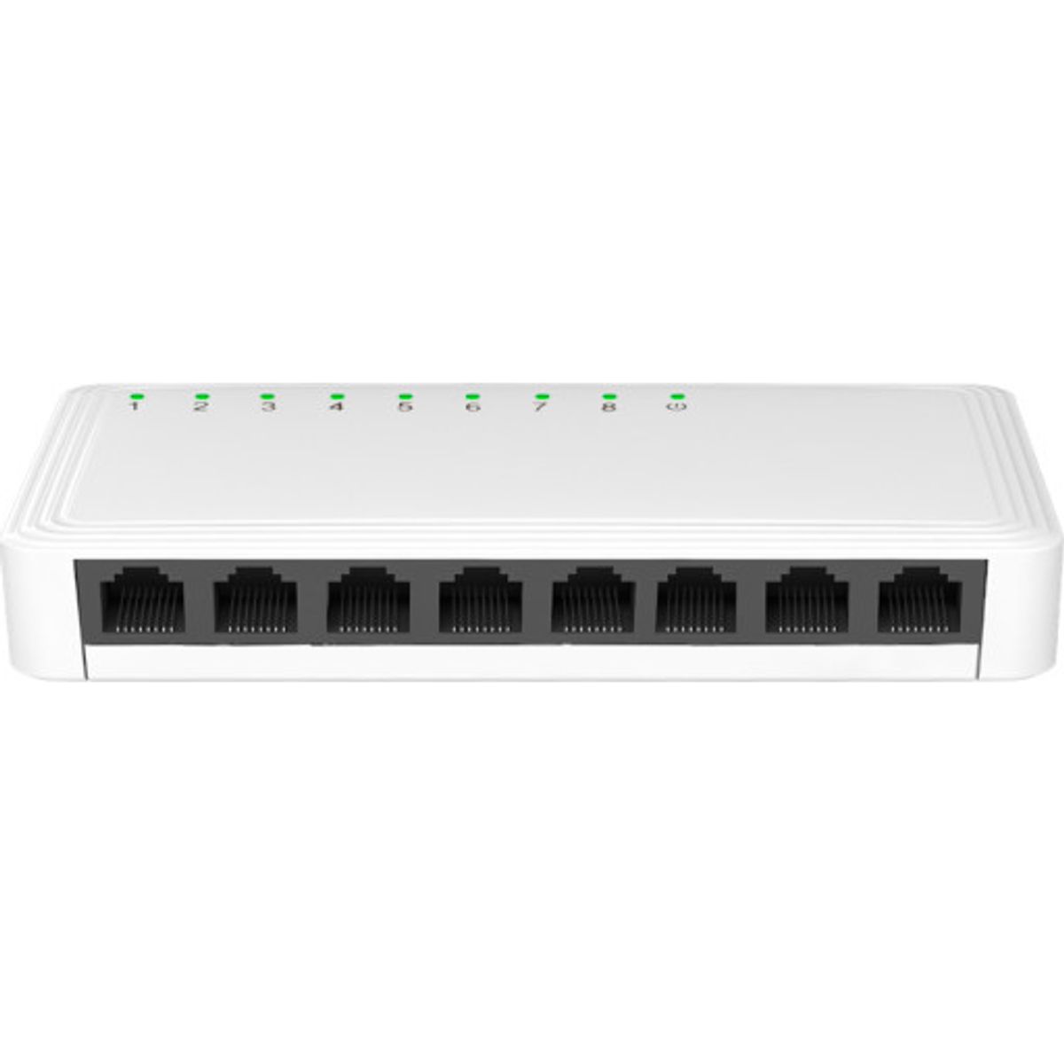 SecPro switch 8xRJ45 Gb til 10/100/1000 Mbps