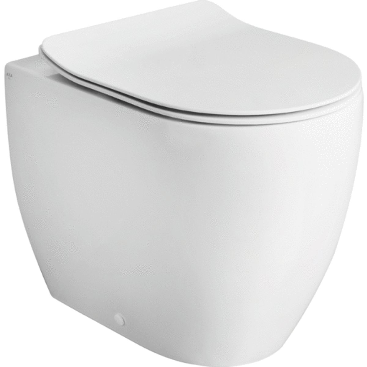 Lavabo Glomp toilet, back-to-wall, uden skyllekant, hvid