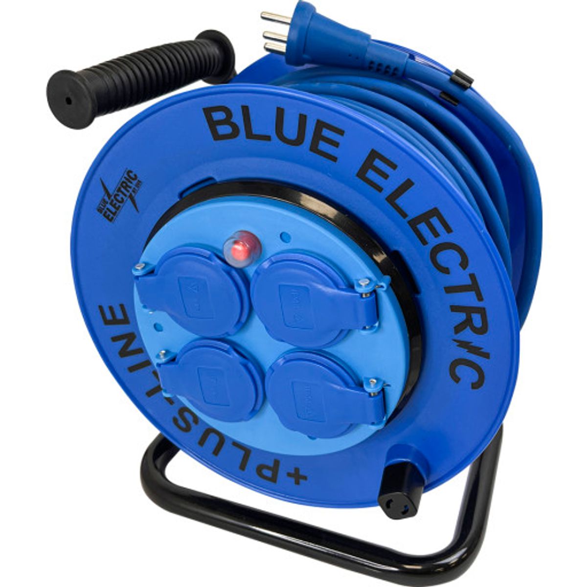 Blue Electric +plus-line kabeltromle - 25 meter m. jord