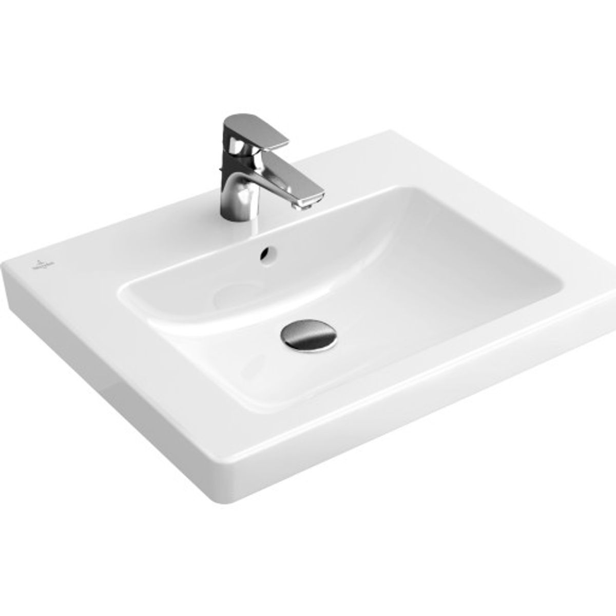 Villeroy & Boch Subway 2.0 håndvask, 60x47 cm, hvid