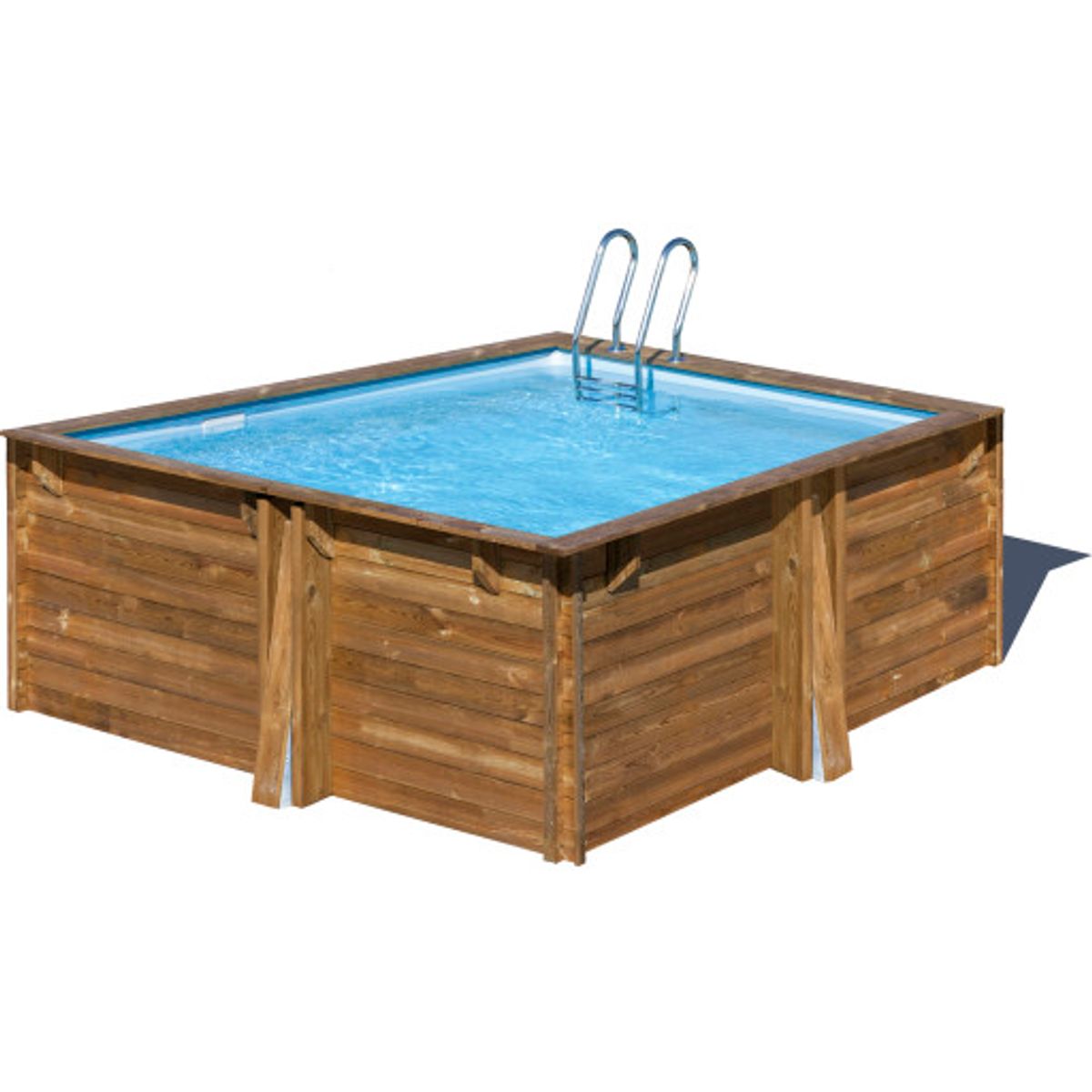 Carra Firkantet Wood Pool 305x305x119 cm