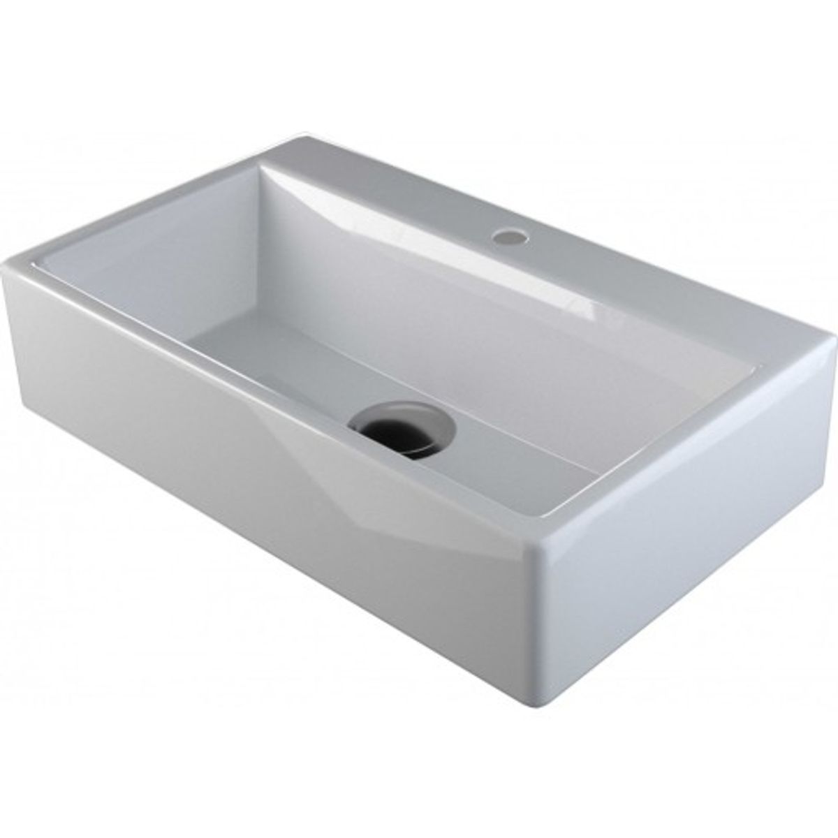 Lavabo Boxo 1080 Slim håndvask, 50x30 cm, hvid