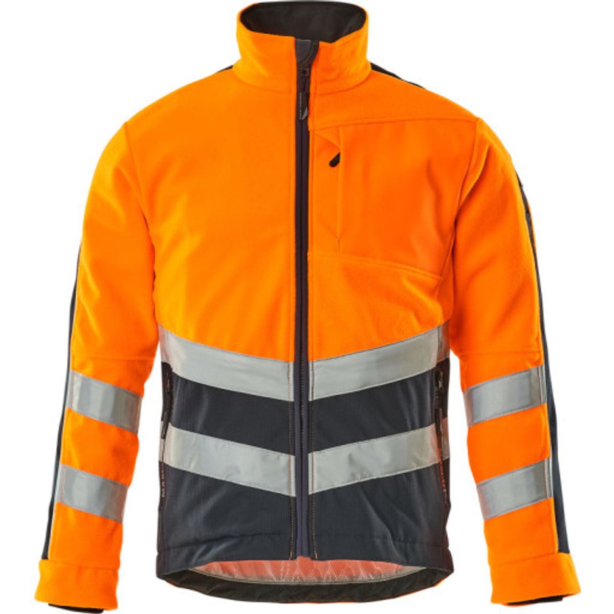 FLEECEJAKKE,3XL,HI-VIS ORANGE/