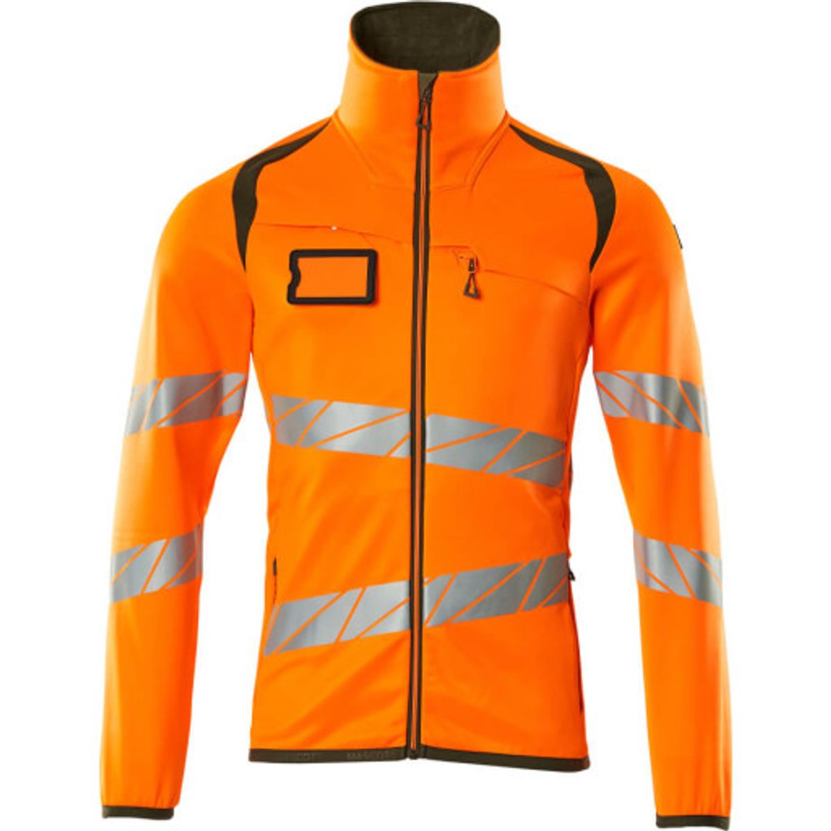 Mascot fleecetrøje 19103, High-Vis kl.2 orange/mosgrøn, M