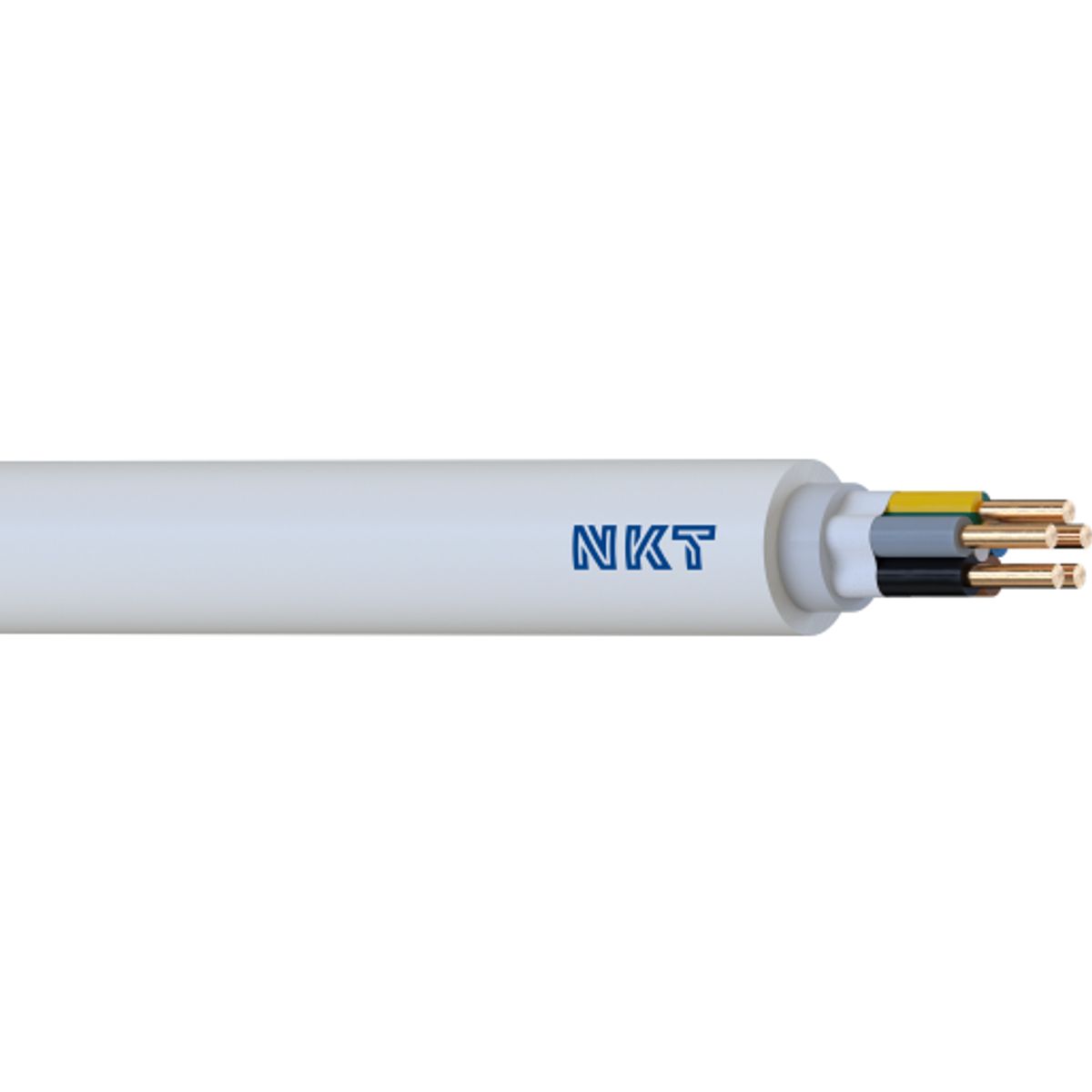 100 meter Kabel HJX/NOIKLX Xtra B2ca 5G1,5 R100, hvid