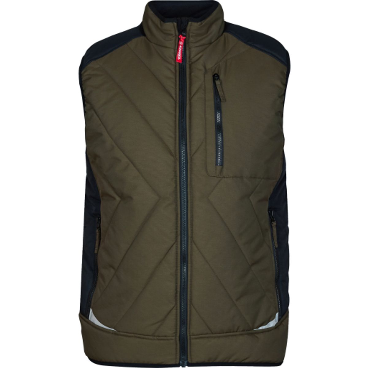 VEST 5850-193 GRØN/SORT 2XL