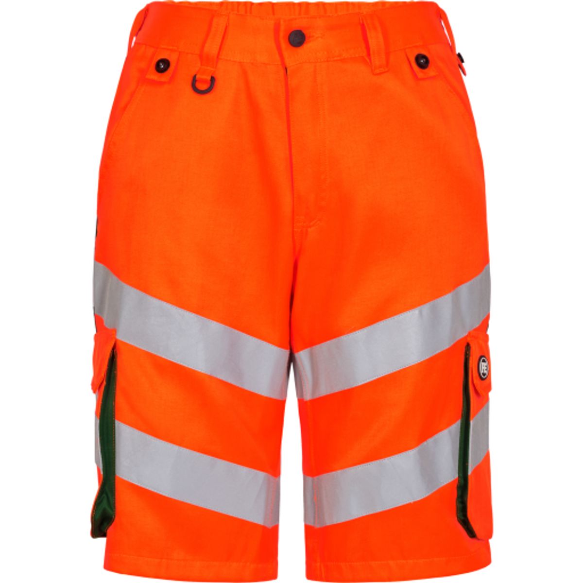 FE Engel shorts 6545-319, High-Vis kl.1 orange/grøn, str. 92