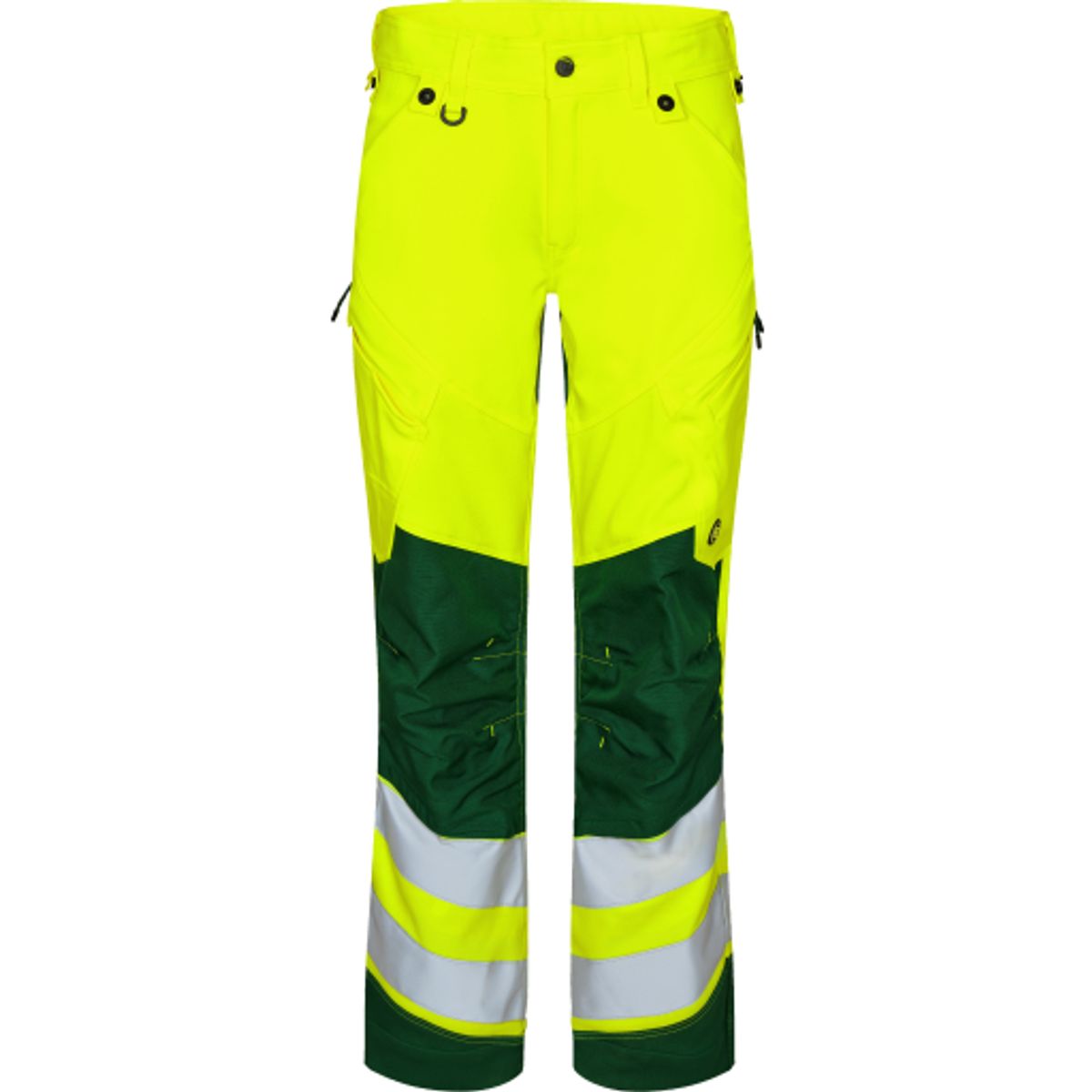 FE Engel stretch buks 2544, High-Vis, kl.2, gul/grøn, str. 100