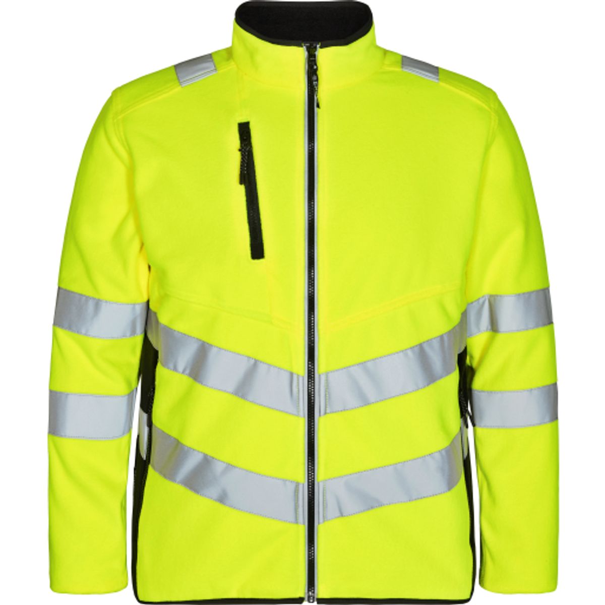 Engel Safety fleecejakke 1192 High-Vis gul/sort kl.2 str. L