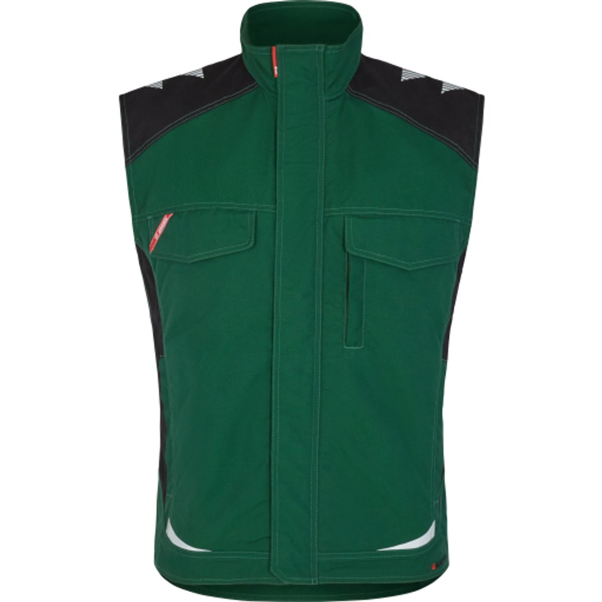 VEST 5810-254 GRØN/SORT 4XL