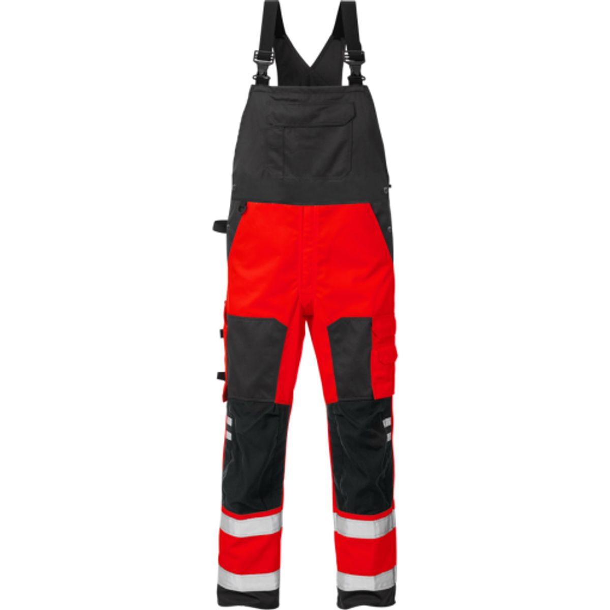 HI-VIS OVERALLS RØD/SORT C44