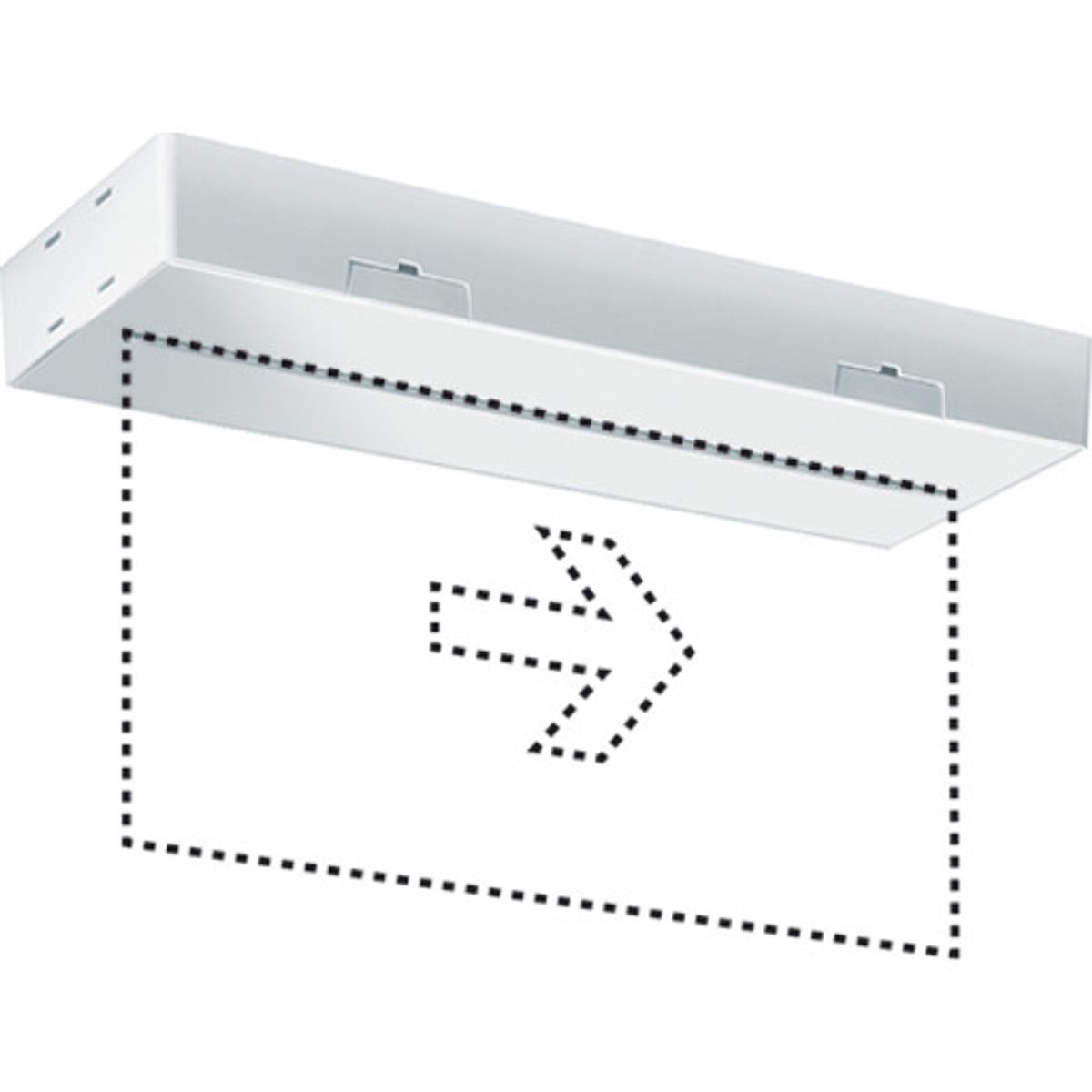 Nødbelysning SLX Display 3h 24m IR SM