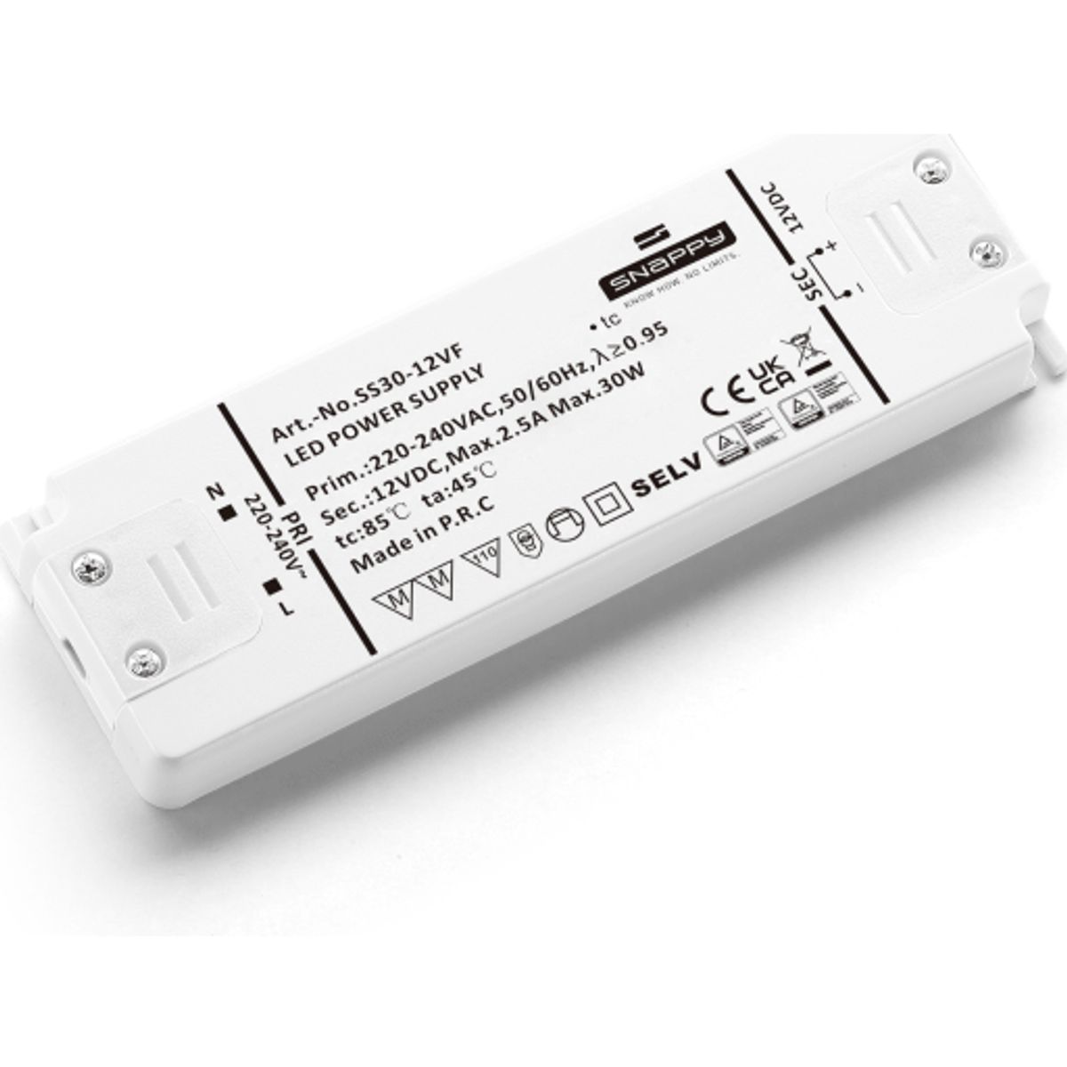 LED Driver Snappy 30W 12VDC