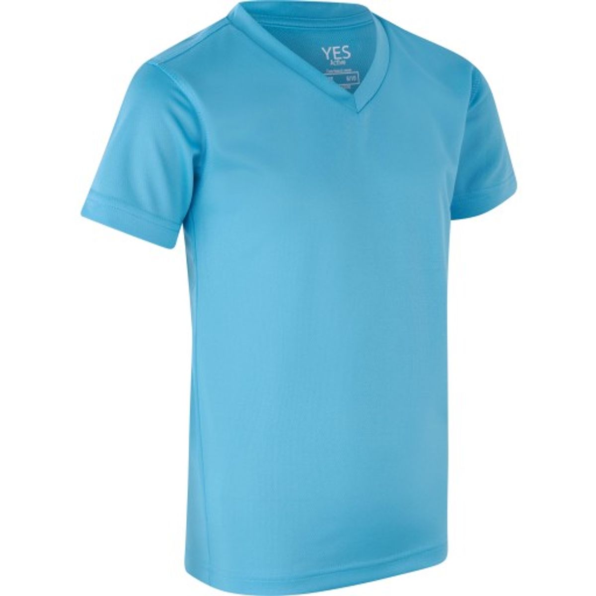 YES ACTIVE T-SHIRT CYAN 8/10