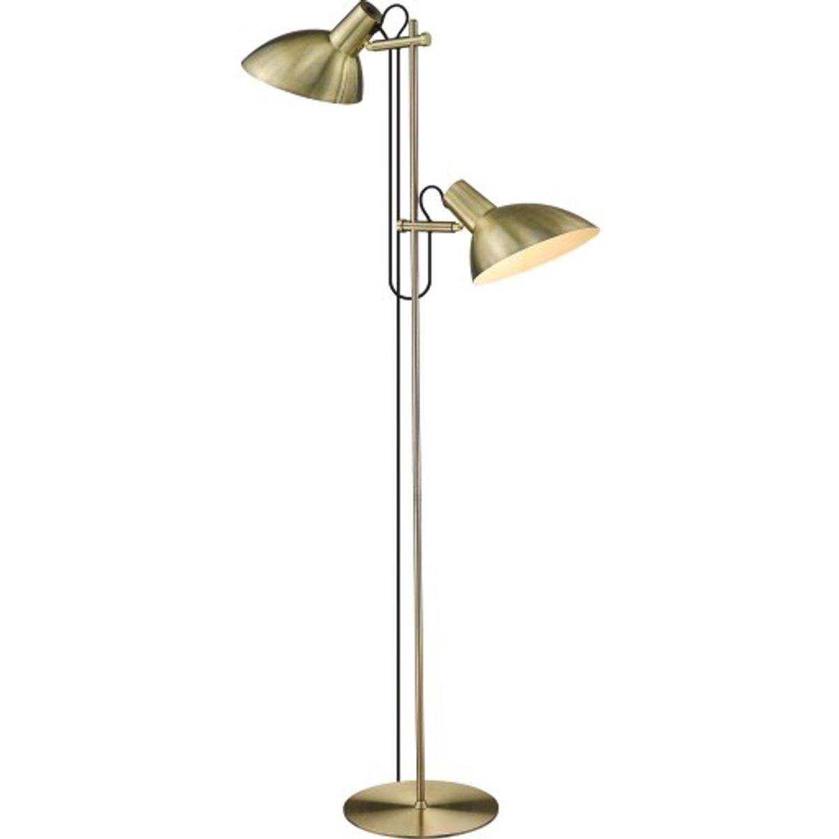 Halo Design Metropole gulvlampe 2, messing