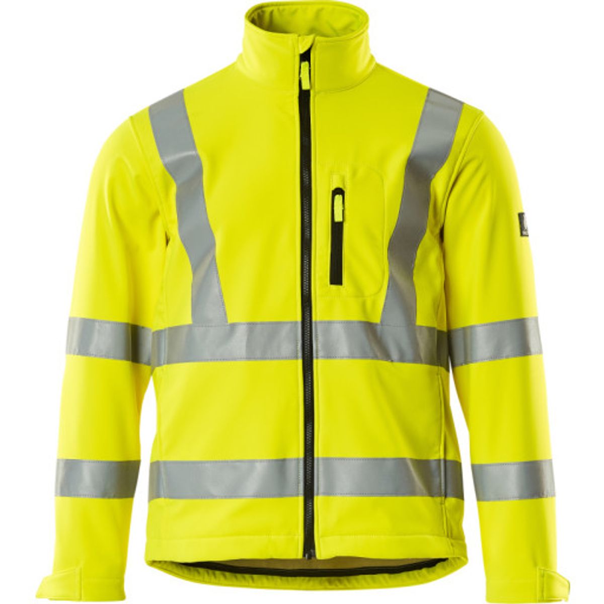 Mascot softshell jakke 08005, high-vis gul str. 2XL