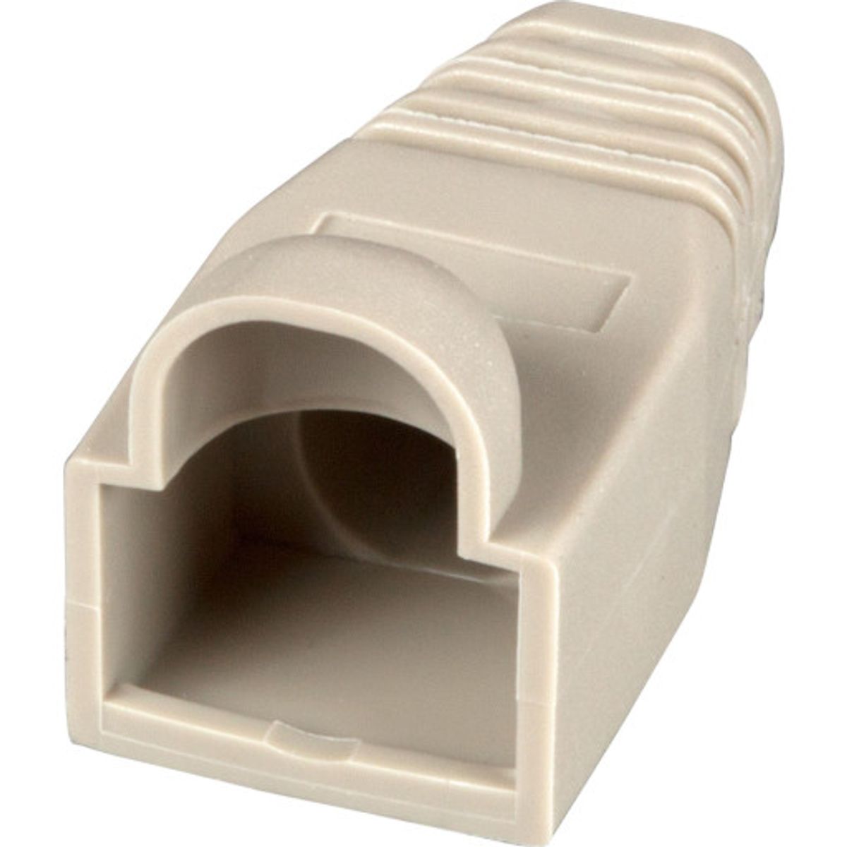 Tylle for RJ45 Plug med låsebeskyttelse, beige (pose med 100 stk)