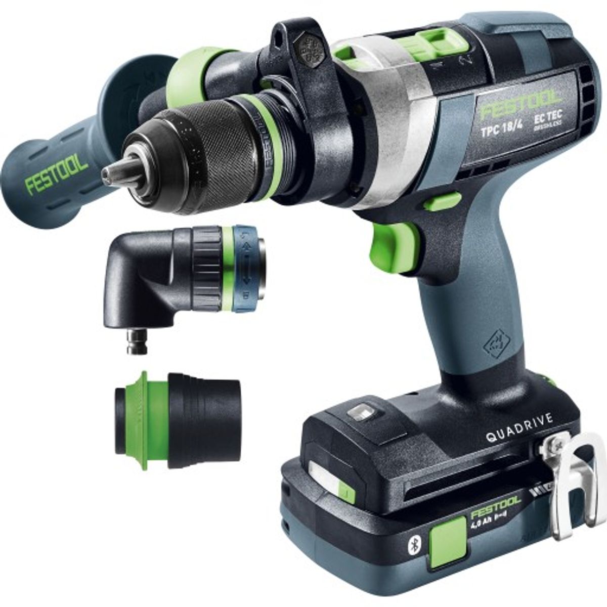 Festool slagbore-/skruemaskine Quadrive TPC 18/4 5,0/4,0 I-Set