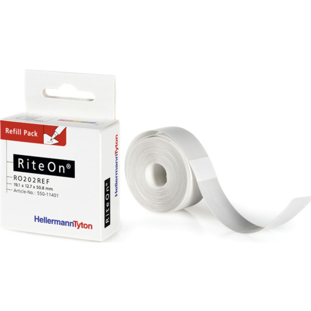 Riteon Refill SPRO202, Label 19,1x50,8 mm, hvid (150 stk)