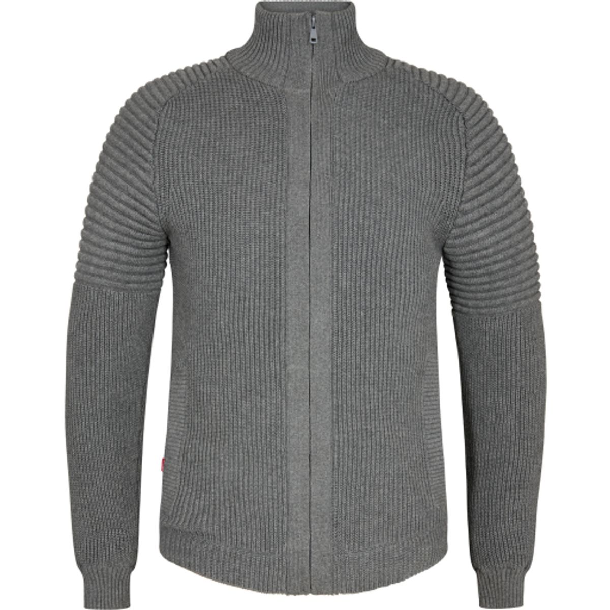 Engel Extend windbreaker cardigan 8111, grå melange, str. L