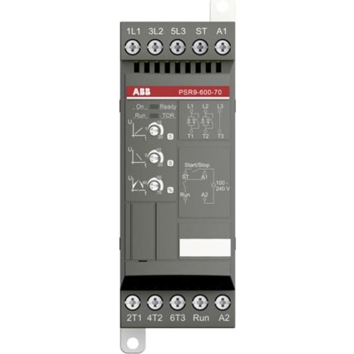 Softstarter 4,0kW 400V 9,0A 230V indb. By-pass PSR9-600-70