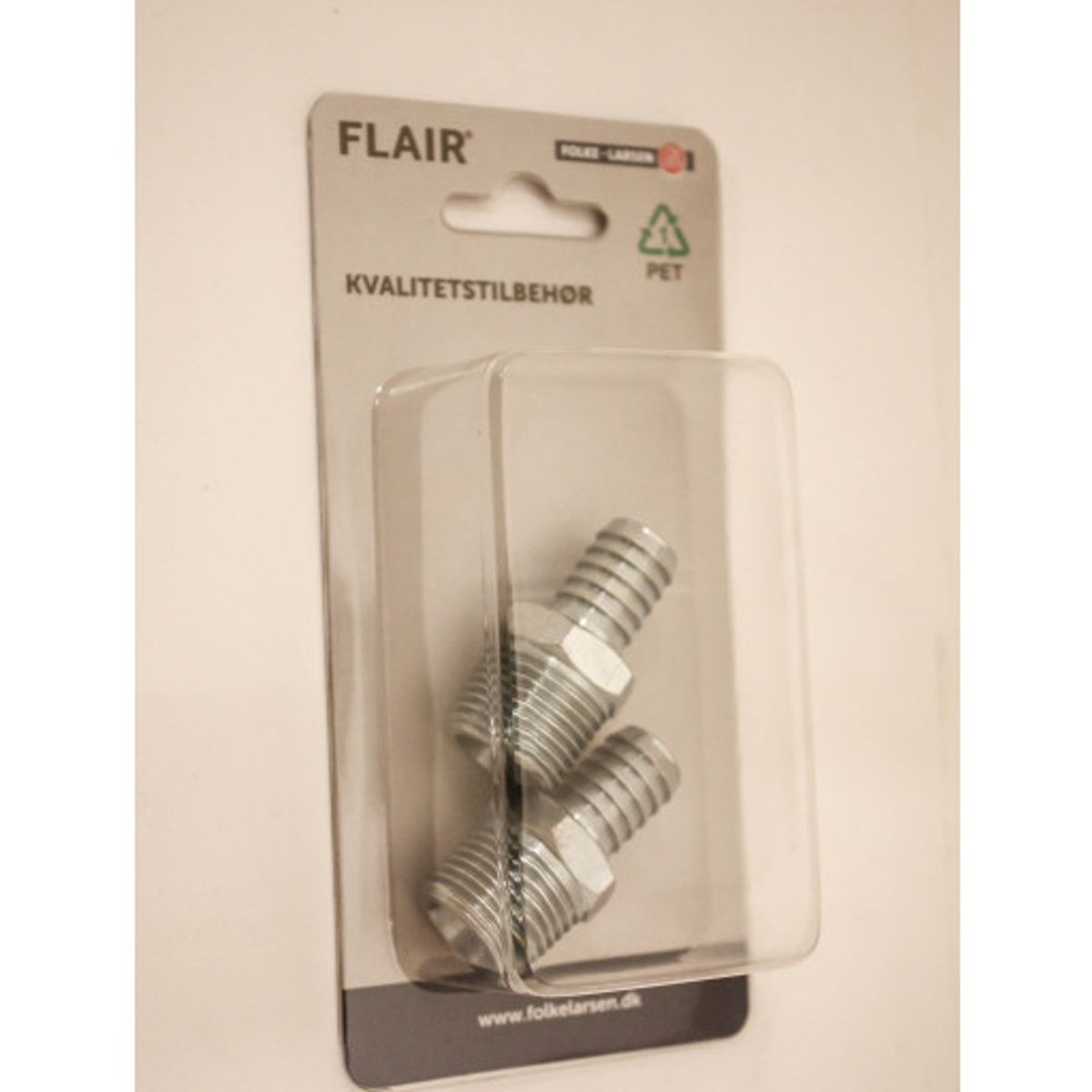 Flair slangestuds 12 mm med 1/2" udvendig gevind