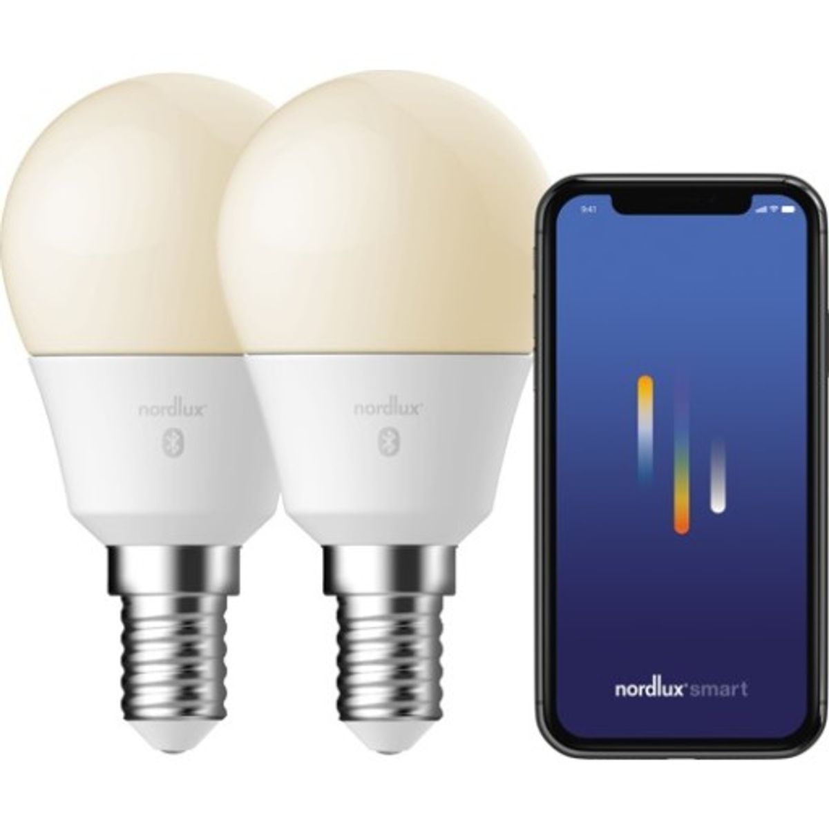 Nordlux Smart E14 pærer, 2200K-6500K, 4,5W, 2-pak