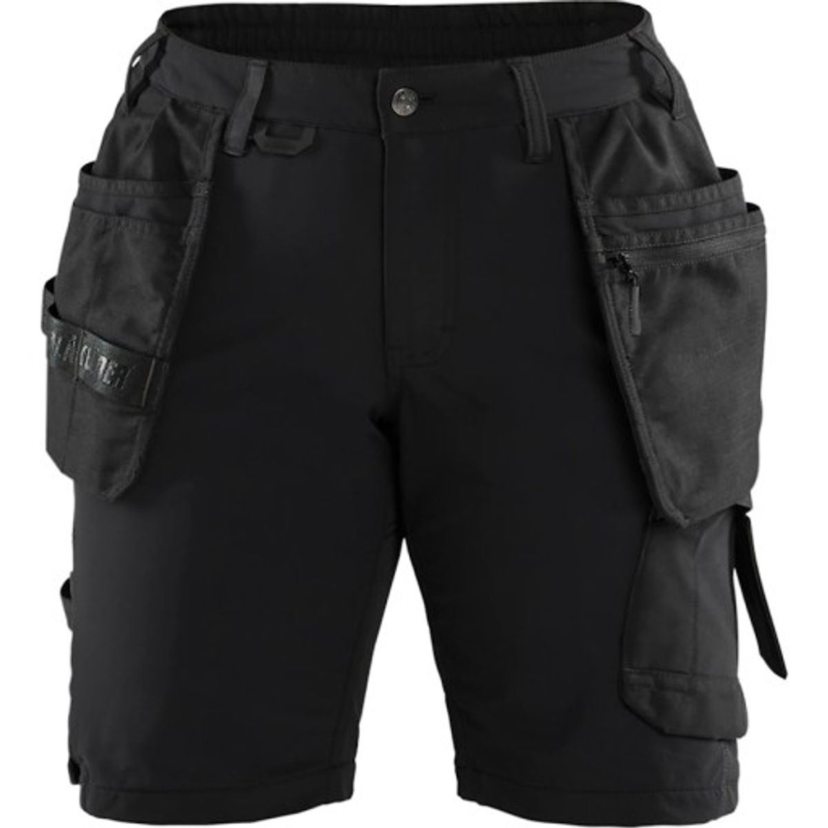 Blåkläder Dame Shorts 71831645, stretch, Sort/Grå, STR. 46