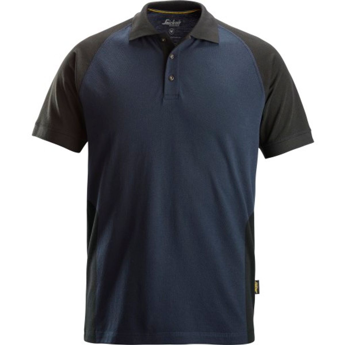 Snickers klassisk poloshirt 2750, tofarvet navy/sort, str. L