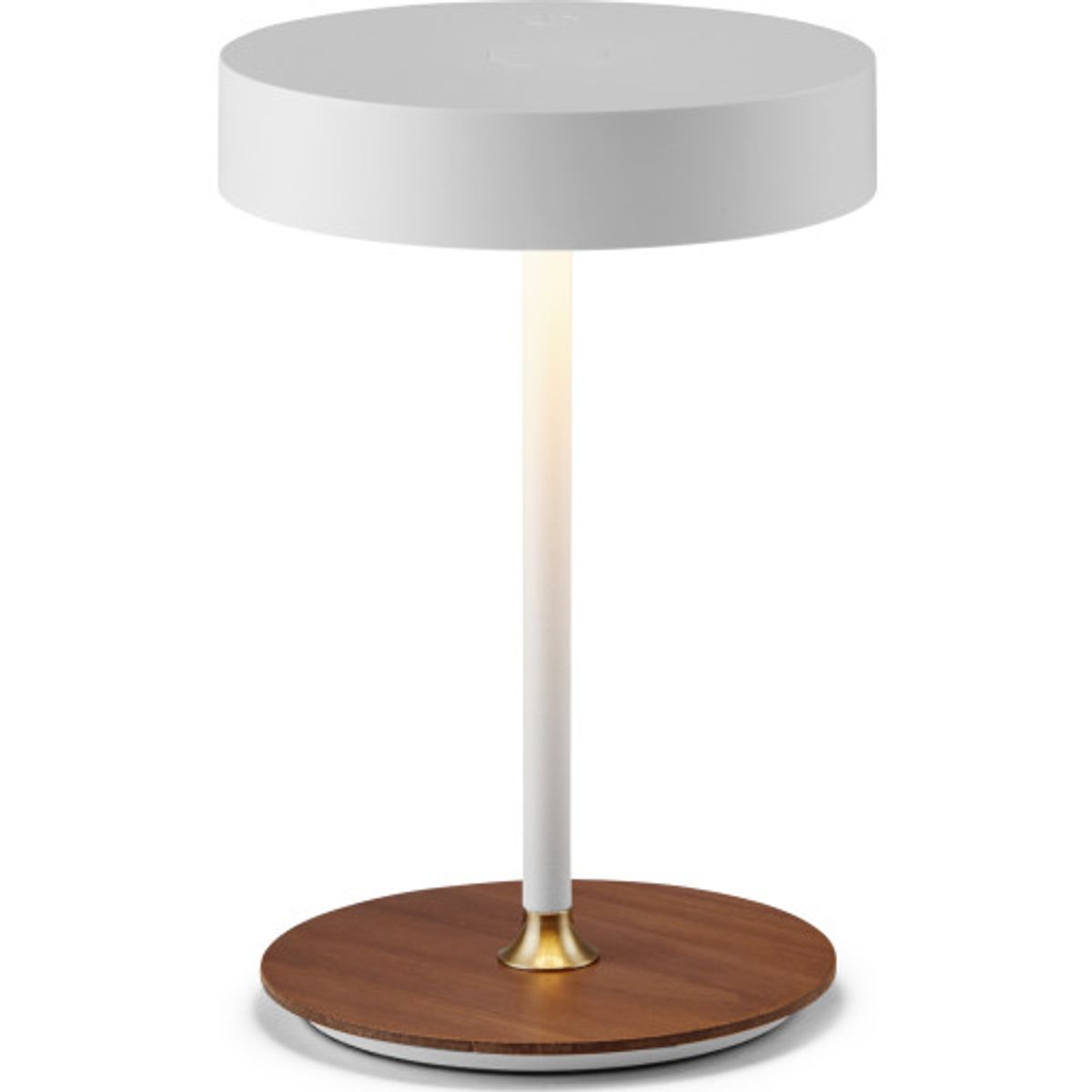 Halo Design On The Move genopladelig bordlampe, hvid