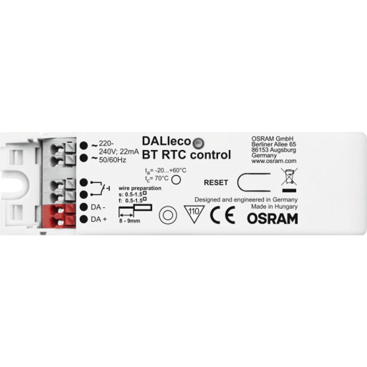 Osram DALIeco BT styring med ur