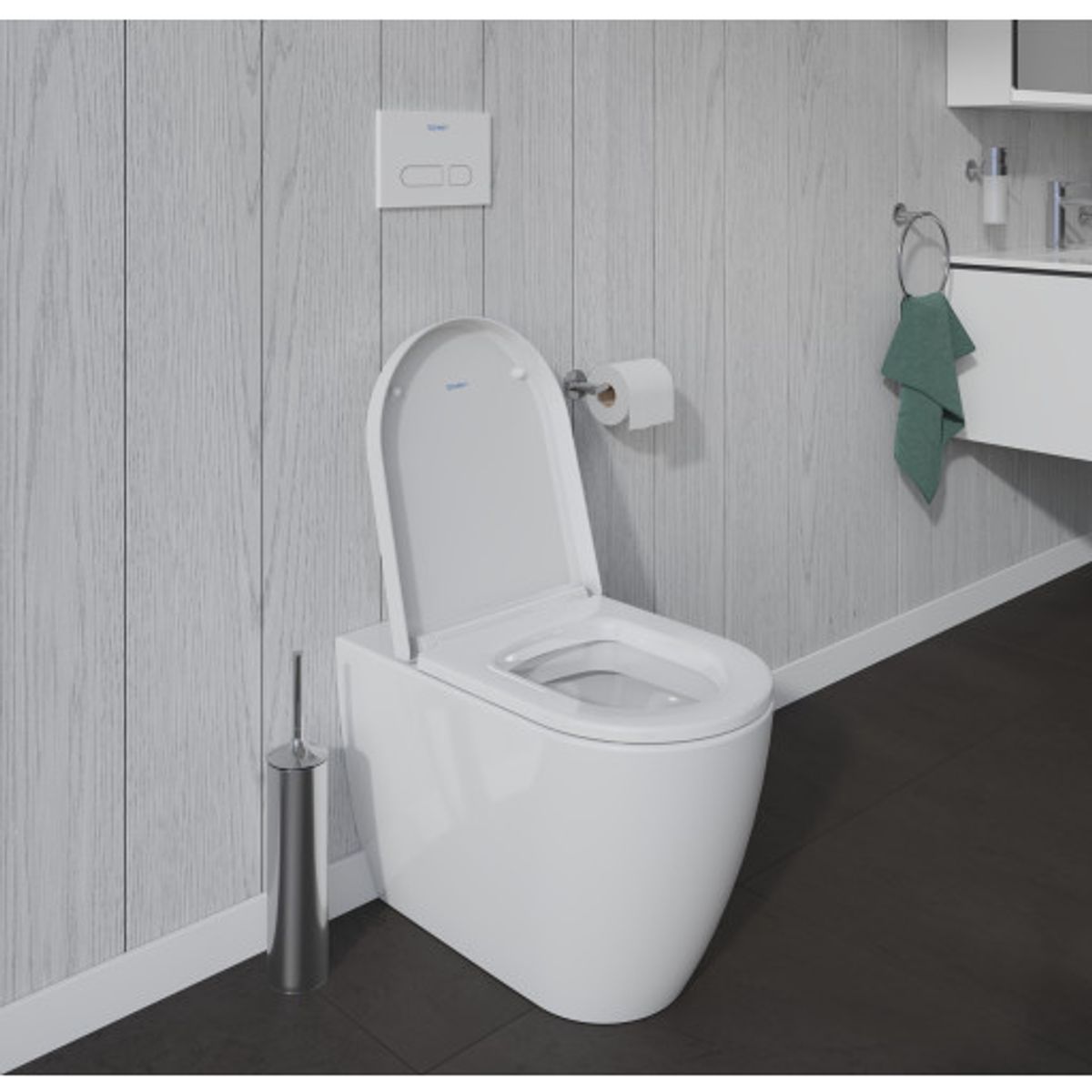 Duravit ME by Starck, toiletsæde, hvid